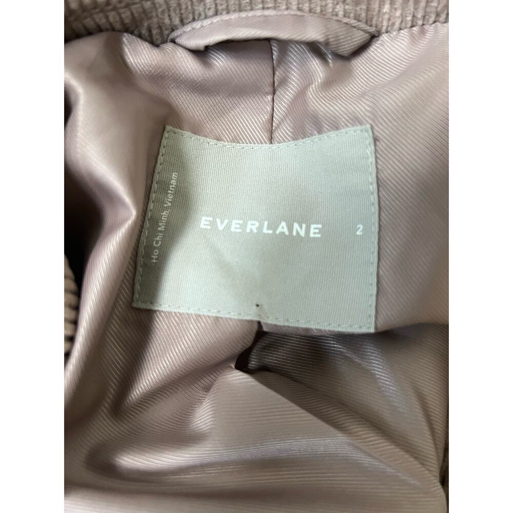 Everlane Corduroy 80s Blazer Tan Cotton Oversized Jacket Preppy Career Sz 2 Work - Picture 4 of 9